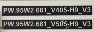 KIT DE TARJETAS PARA TV VIZIO / MAIN A0004G00J / TD.MT5691T.U763 / M0004Q00R / FUENTE PW.95W2.681_V505-H9_V3 / B0002C000 / P500D104DB / PANEL V500DJ6-D03 REV.CB / MODELO V505-H9	 - Imagen 3